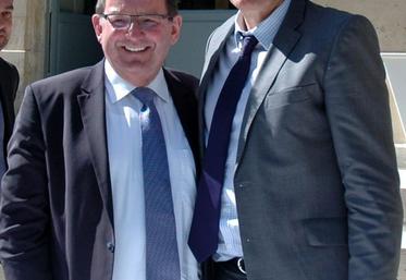 Le ministre de l’Agriculture luxembourgeois, Fernand Etgen, avec le ministre de l’Agriculture français, Stéphane Le Foll