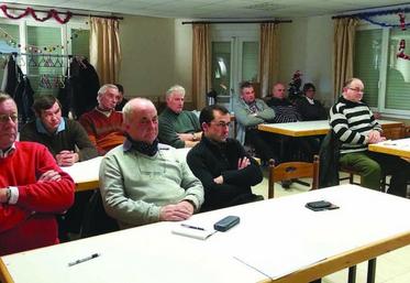Les participants à l’assemblée d’Acheux.