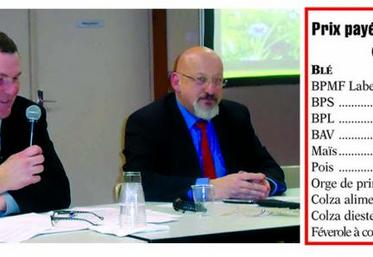 Marc Derycke, président de Capsom : «nos résultats traduisent la pertinence de choix d’alliance». A droite Philippe Chouffeur, directeur de la coopérative.