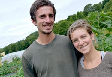 Méréaucourt, en mars dernier, sur l’exploitation familiale 
de Mathilde, où ils font du maraîchage, de l’apiculture et reçoivent des citadins via le réseau «Oh la Vache !».
