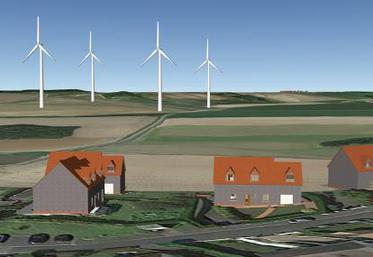 Les habitants considérent que les éoliennes seront implantées trop près de leurs habitations. 