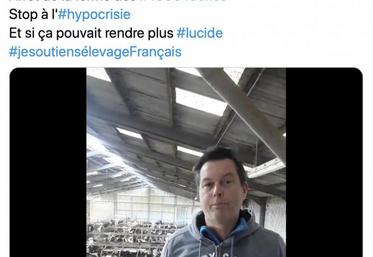C'est depuis son étable qu'Olivier Thibaut a enregistré une vidéo, ce dimanche 4 décembre, pour rappeler quelques réalités après l'avalanche de commentaires qui se réjouissent de l'arrêt de la production laitière à la Ferme des 1000 vaches.