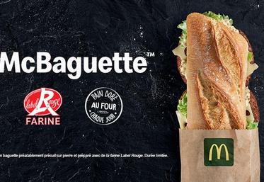 McBaguette, la promesse 100% française de McDonald's.