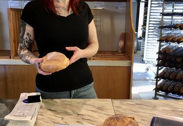 Les Moulins du Nord et de Picardie ont créé ce pain des Hauts à base de flocons de pomme de terre. Les boulangers y ont ajouté des cubes de pomme de terre produites à Ailly. 