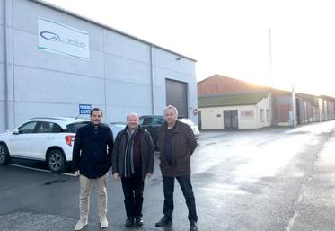 Olivier Faict, président de Calipso, entouré de Hubert Bray (à droite sur la photo), et Jean-Charles Denis, directeur.