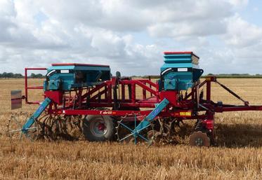 Une démonstration de semoirs était organisée ce 20 août, à Miannay.