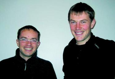 Damien Devienne (à droite) et son frère Mathieu.