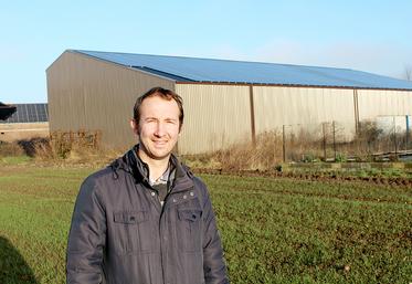 Jean-Philippe Berthe est très satisfait de son nouveau bâtiment financé grâce au photovoltaïque.