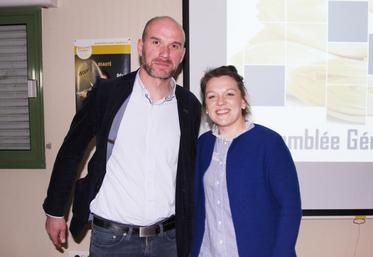 Philippe Bréhon et Claire Lefèvre, coprésidents de l’Union des endives.