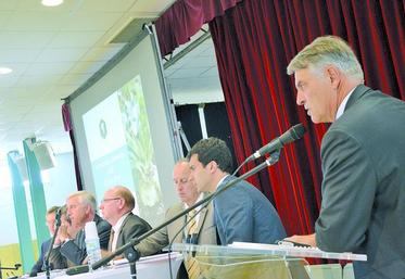 Alain Jeanroy, directeur de la CGB explique à la tribune comment garder «une filière d’excellence et durable».