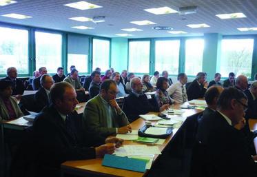 Les nouveaux membres de la chambre régionale d’agriculture.