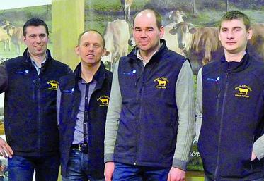 Les éleveurs de Blondes de la région présents au Simagena.