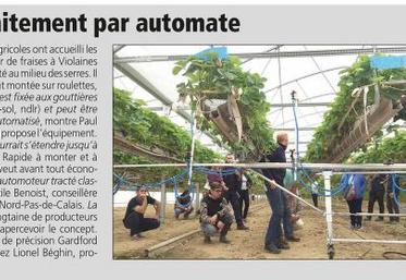 Les serres de tomates servant au programme de recherche transfrontalier «Bio4safe», nouveau  travail de recherche instauré par le PLRN en partenariat avec trois pays européens.