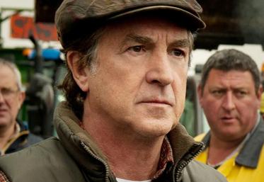 Pour cette scène de manifestation, de véritables agriculteurs ont joué leur propre rôle.