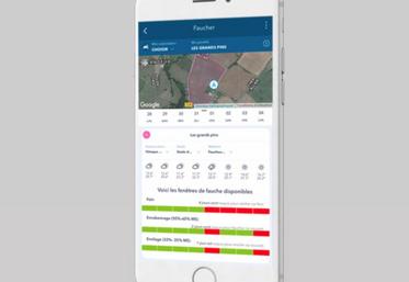 L’application mobile Grassman aidera l’éleveur à piloter sa prairie, du semis à la récolte.