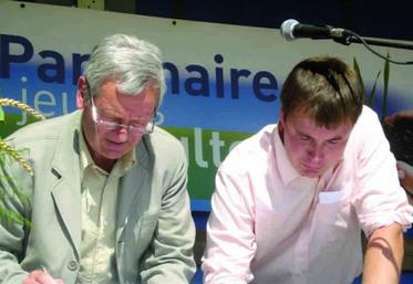 Plaine en fête a été l'occasion pour JA Picardie de signer une charte régionale avec la MSA.