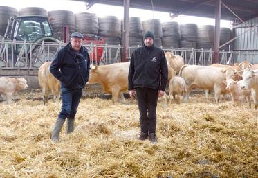 Pour Francis Pruvot et Nicolas Sangnier, l’élevage est une diversification intéressante qui assure l’équilibre de leurs exploitations. 