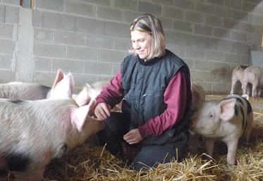 Stéphanie Spitaels est éleveuse dans l’âme. Son choix s’est porté sur le cochon car il s’agit d’un animal proche de l’homme. 