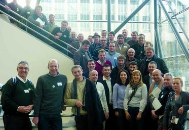 La délégation d’agriculteurs du Nord Pas de Calais et de Picardie 
à Bruxelles.