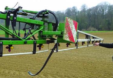 Une rampe bien stable est la base d'une pulvérisation de qualité, selon Cédric Porcheur.