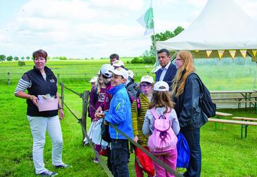 Une belle opportunité de parler du métier aux petits citadins.