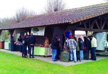Marché d’automne à Démuin.