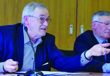 Jean-Marie Turlot, président des bailleurs de la Somme, et Bermard Maloiseaux, secrétaire général de la FNSEA bailleurs.