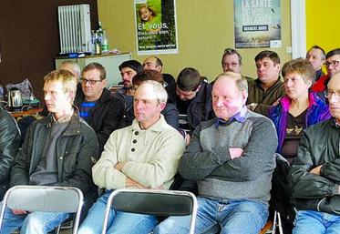 Une vingtaine d’agriculteurs, majoritairement éleveurs, ont pu échanger lors de l’assemblée générale du canton d’Oisemont.