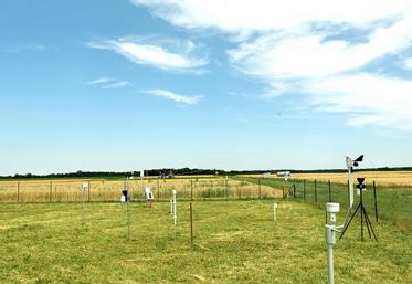 Boigneville (Essonne), le 3 juillet. La digiferme teste les stations connectées sur ses 80 hectares. Une expérimentation grandeur nature.