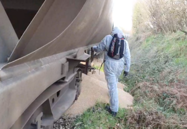 train céréales braquage