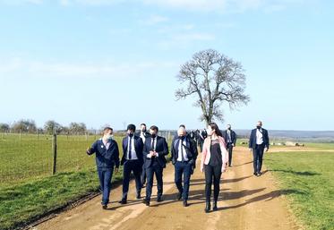 La répartition de la valeur était au cœur du déplacement présidentiel.