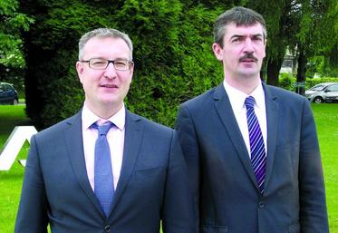 Cédric Cogniez, directeur général du groupe Advitam, et Bertrand Hernu, président.