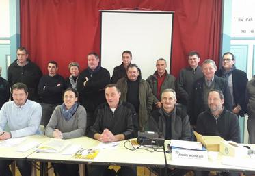 Une partie du nouveau conseil a posé pour la photo.