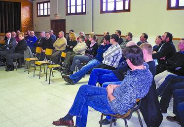 45 personnes venus s’informer lors de l’assemblée cantonale de Ault et Saint-Valery.