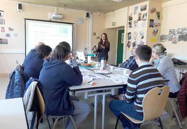 Le docteur Cindy Jouve anime la formation «Initiation aux médecines 
complémentaires en élevage laitier», organisée par Avenir conseil élevage. 