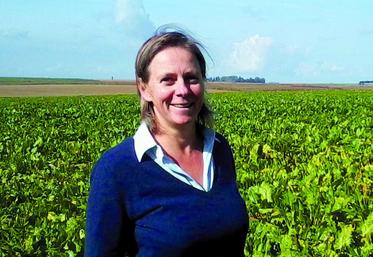 Aurélie de Faÿ est agricultrice à Pont-Saint-Mard, dans le Chaunois.