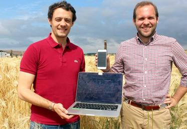 Baptiste Létocart et Thomas Camboulive ont créé le premier réseau social gratuit dédié aux agriculteurs.