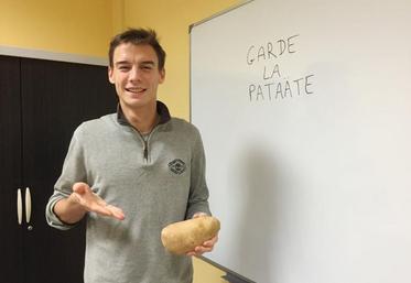 Antoine Lemaire, 23 ans, créateur du site lapataate.fr..
