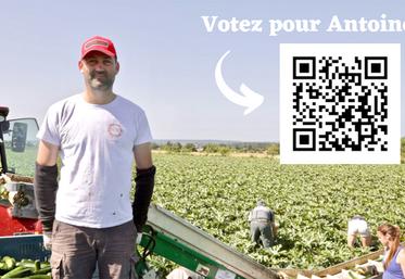Pour voter pour Antoine Helleboid, il suffit de flasher ce QR-Code. 
