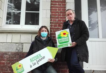 Mathilde Degrendel (à gauche) et Sophie Thulliez (à droite) ont toutes les deux choisi la marque des chambres d’agriculture pour développer les projets qui leur tiennent à cœur et qui ont du sens pour les consommateurs. 