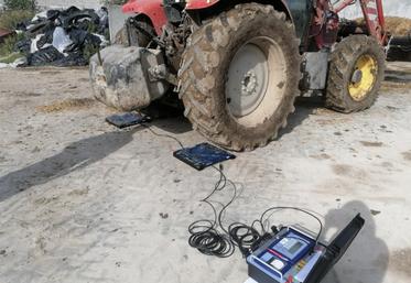 Le pèse essieu, une solution simple pour vérifier les quantités.