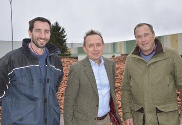 De gauche à droite : Bruno De Bock, François Vanderlynden et Franck Démazure. 