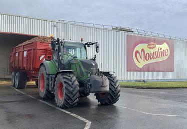 Environ 500 tonnes de pommes de terre sont réceptionnées chaque jour, soit 100 000 tonnes par an. 