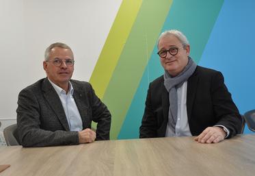 Jean-Charles Deschamps et Patrick Aps, respectivement président et directeur  général de NatUp, se félicitent d’une stratégie «porteuse dans un contexte  difficile, comme meilleurs». 