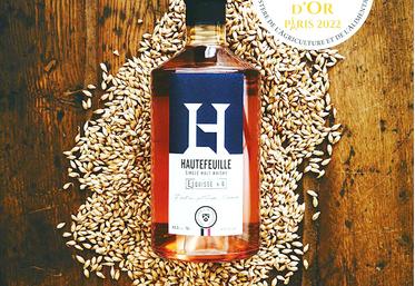 Le seul whisky produit dans la Somme  a décroché une médaille d’or au Concours général agricole. 