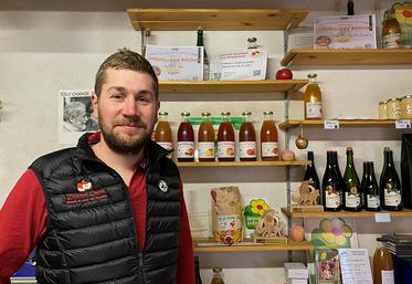 Tristan Caron est prêt à se mesurer aux producteurs de cidre de toute la France. 