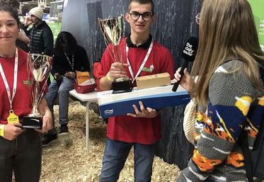 Benoît Toutain, meilleur jeune berger de France.