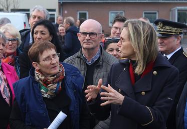 Agnès Pannier-Runacher a visité le Pôle légume région nord de Lorgies. 