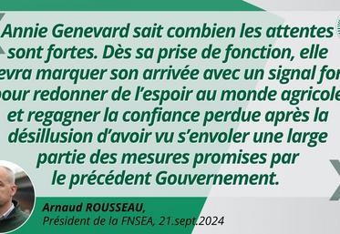 gouvernement réaction FNSEA