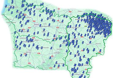 Au 25 septembre, 457 foyers sont recensés en Picardie, dont 52 dans la Somme.